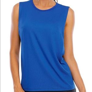 Women’s sleeveless open back tank top